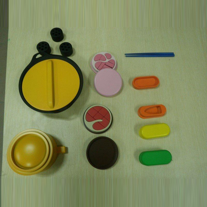 個性拼接彩色塑料廚具玩具模型